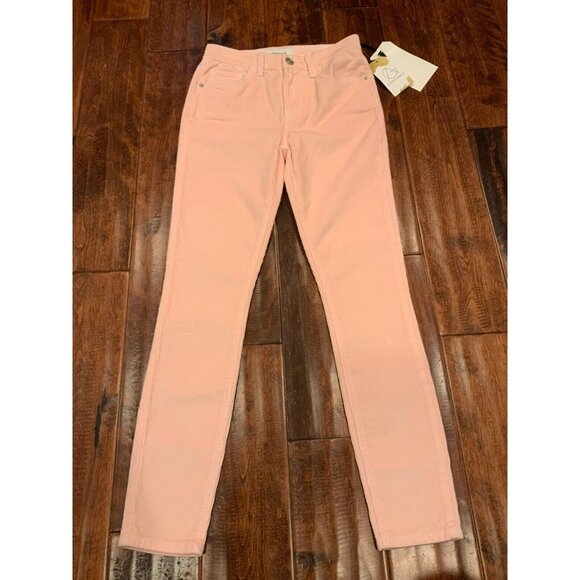 Current/Elliott Light Pink The High Waist Stiletto Corduroy Pants, Size 24, NWT! - Picture 1 of 6
